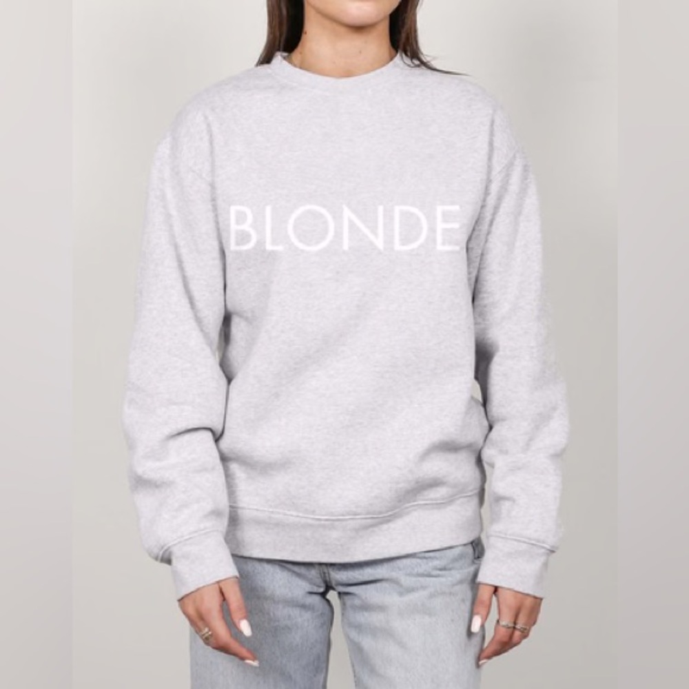 Brunette the Label "BLONDE" Crew